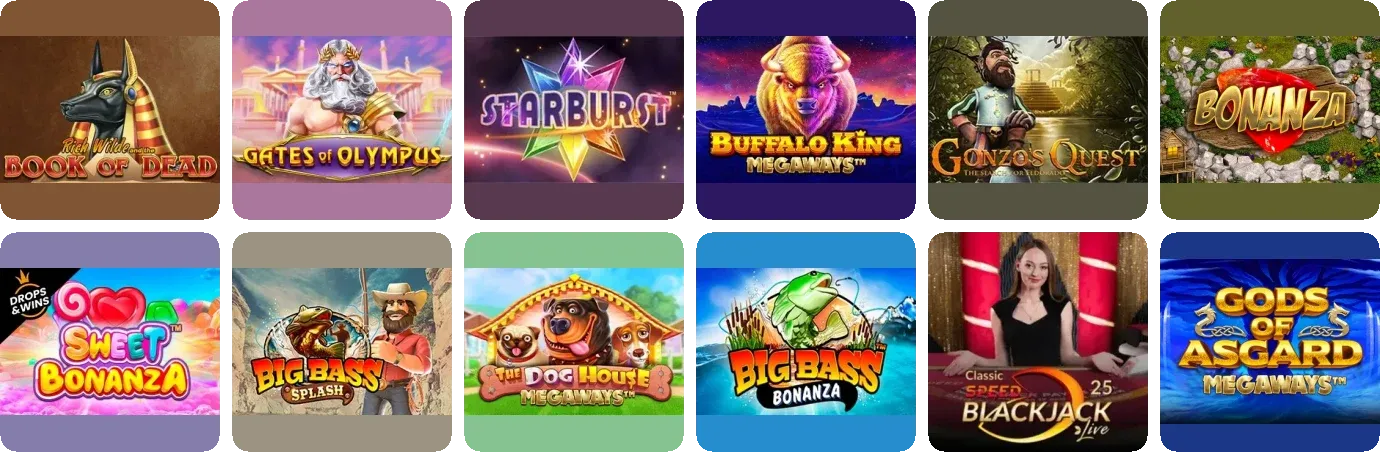 Bounty Reels Casino game lobby